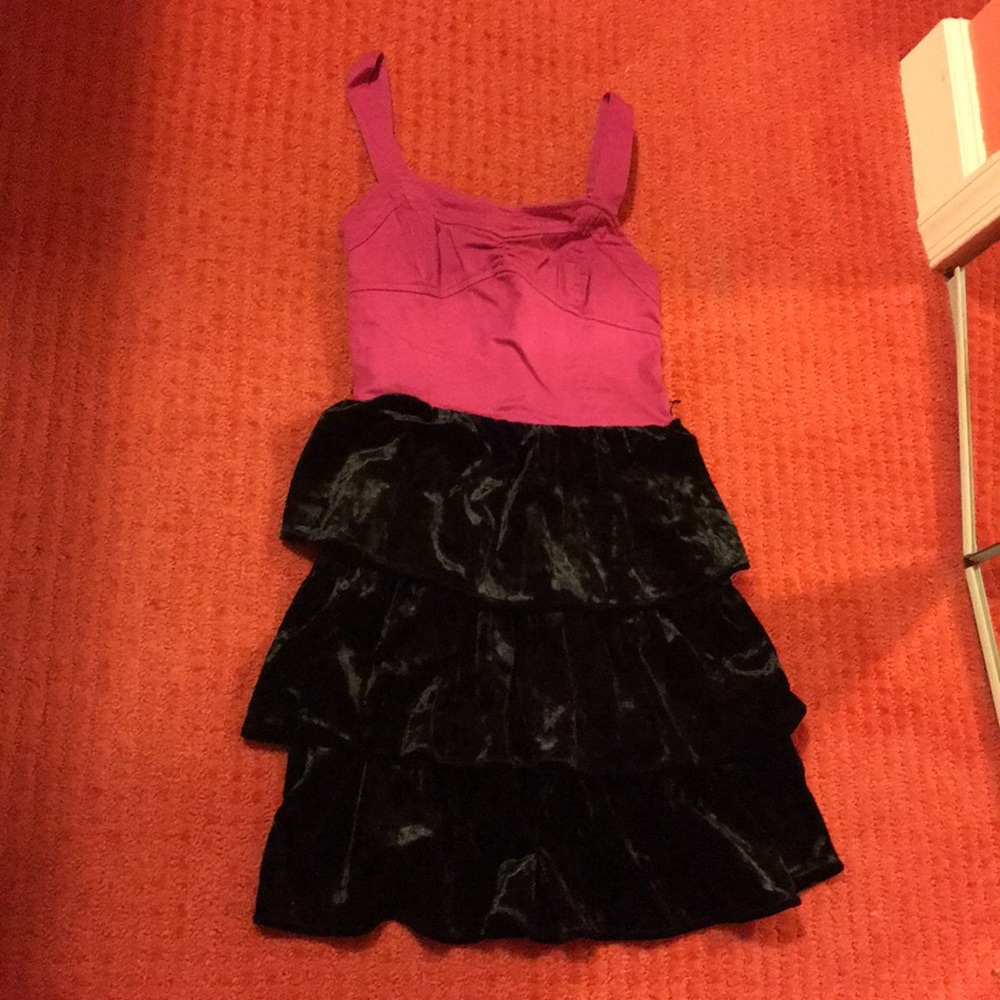 dress with velvet bottom
